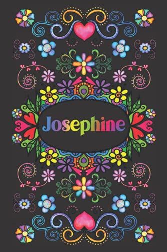 Cadeau Personnalisé Au Nom De Josephine: Magnifique Journal Ligné Pour Josephine