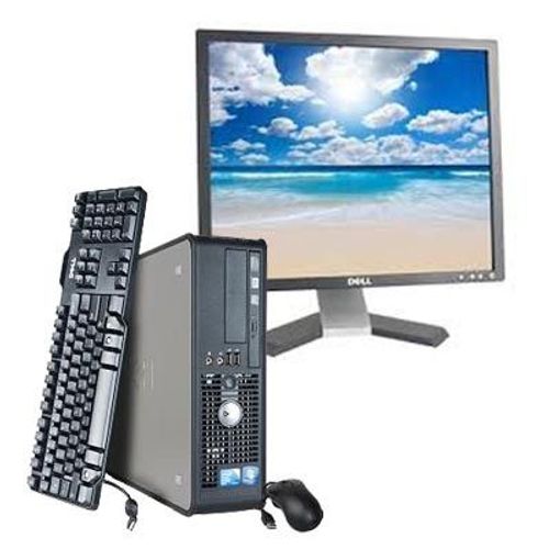 Dell Optiplex 780 SFF + Ecran 19'' - Intel Core Duo E5300 / 2.60 GHz - RAM 2 Go - HDD 160 Go - DVD - GigaBit Ethernet - Windows 7 Professionnel