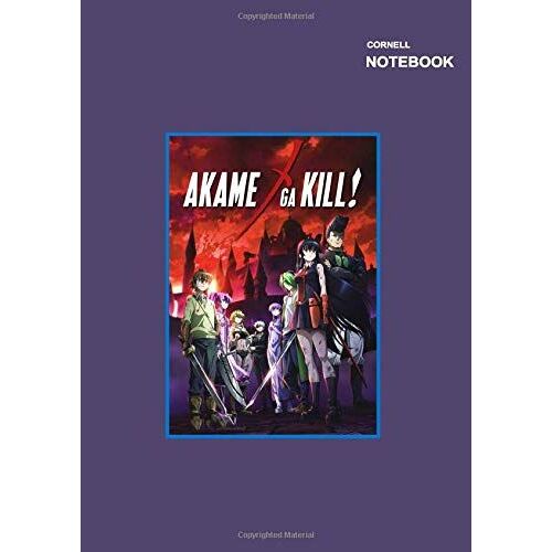 A Beautiful Akame Ga Kill Notebook: 110+ Pages, Cornell Notes, (8.27 X 11.69 Inches) A4.