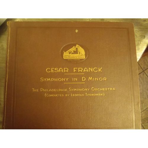 Classeur Cesar Franck Symphony In D Minor En 5x78t Dont 1 Cassé