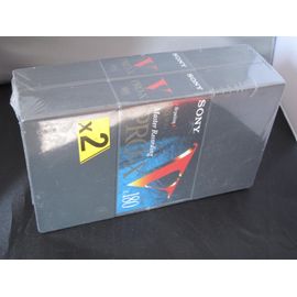 SONY 2 cassettes master recording PRO-X E-180 VHS SP-3 NICAM