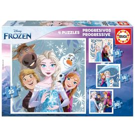 4 Puzzles Evolutifs La Reine Des Neiges