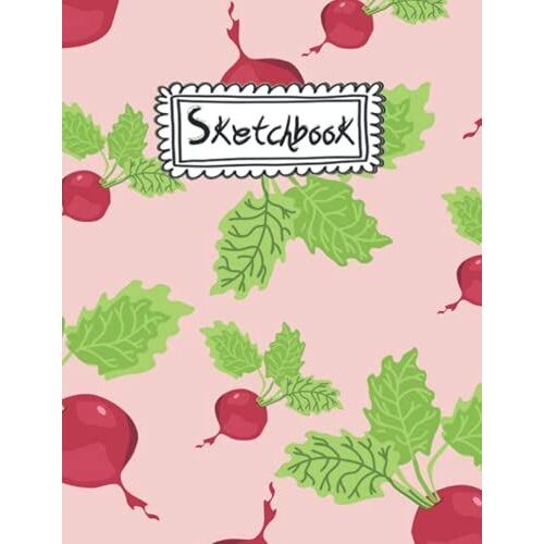 Sketchbook: Cute Beetrootsketching Journal / Blank Drawing Large 120 +Pages Sketch Book For Boys
