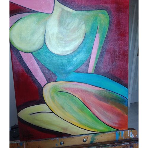 Tableau en peinture acrylique