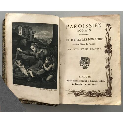 Paroissien Romain N° 16 Contenant Les Offices Des Dimanches Et Les Fêtes De L'année (1)