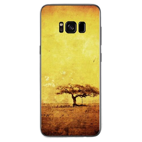 Coque Souple Pour Samsung Galaxy S8 Plus Avec Impression Motifs Paysage Déserti