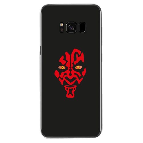 Coque souple pour Samsung Galaxy S8 Plus avec impression Motifs Dark rouge