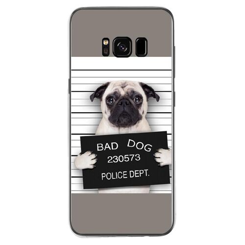 Coque Souple Pour Samsung Galaxy S8 Plus Avec Impression Motifs Bulldog Prisonni