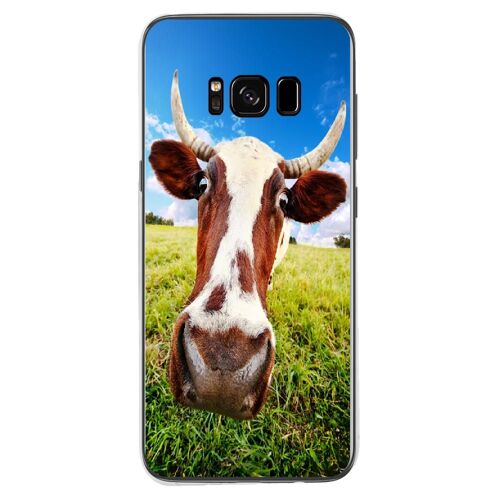 Coque Souple Pour Samsung Galaxy S8 Plus Avec Impression Motifs Vache