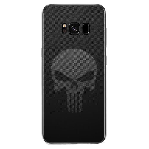 Coque Souple Pour Samsung Galaxy S8 Plus Avec Impression Motifs Tête De Mort Su
