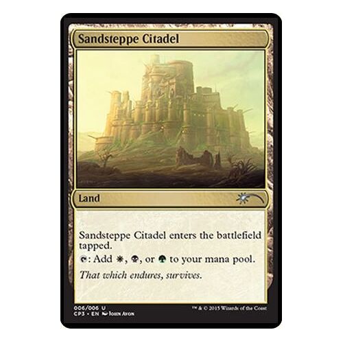 Magic - Mtg - Citadelle De La Steppe De Sable - Magic Origines - Clash Pack