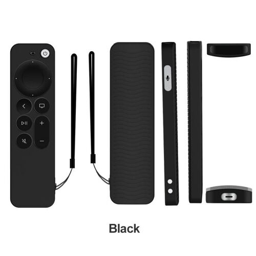 Étui de protection en Silicone pour télécommande Apple TV 4 2021, housse de protection pour télécommande, sac de rangement anti-poussière étanche