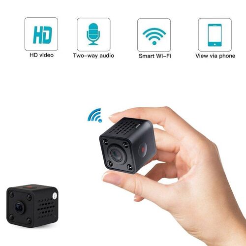 Mini caméra de Surveillance IP Wifi HD 1080P, dispositif de sécurité sans fil, avec télécommande, détection Mobile nocturne
