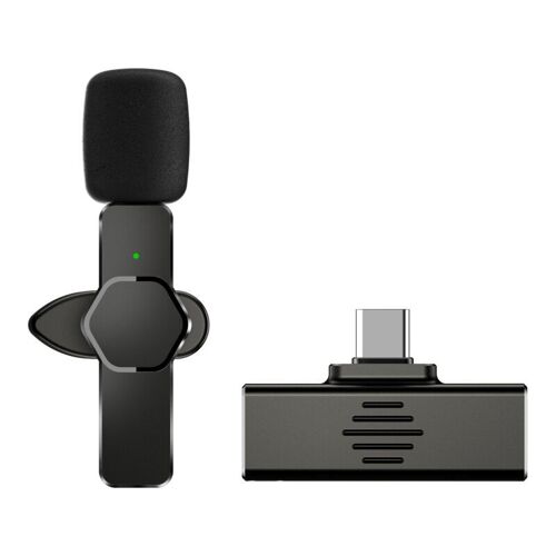 Microphone Lavalier à condensateur sans fil, Mini cravate Portable à revers, Microphone filaire pour IPhone IPad Android Smartphone DSLRCamera