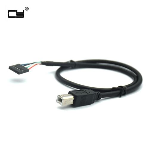 Carte mère interne 5 broches USB femelle à B mâle, 50cm, cordon de données Dupont, pour imprimante
