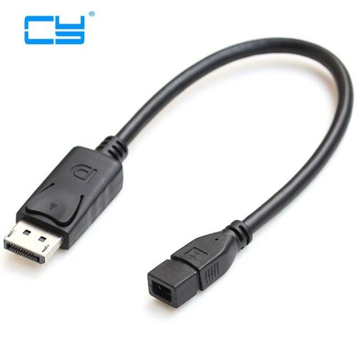 adaptateur Mini DisplayPort femelle vers DP mâle, 25cm, convertisseur pour MacBook Pro Air Surface pro3 pro2, nouveau TOSHIBA