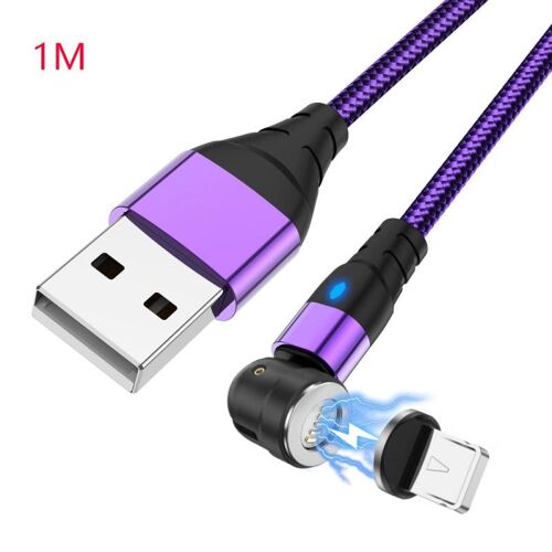 Câble Micro USB/type c magnétique rotatif à 540 °, cordon pour téléphone portable, compatible avec iphone 11/Pro/XS/Max/Samsung/Xiaomi