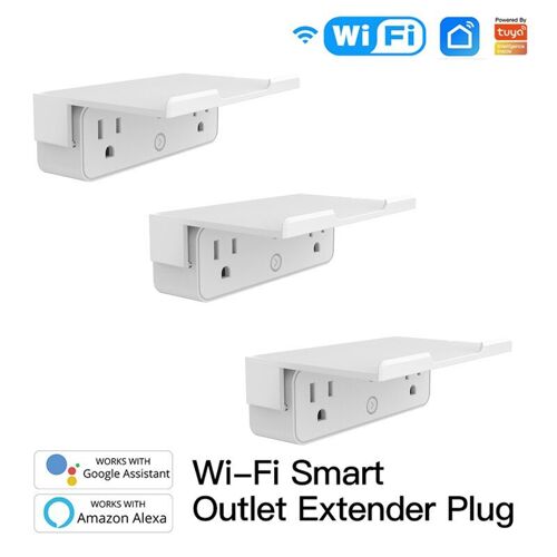 Adaptateur de prise intelligente Tuya, WIFI US, support, application Smart Life, Alexa Google Home, commande vocale