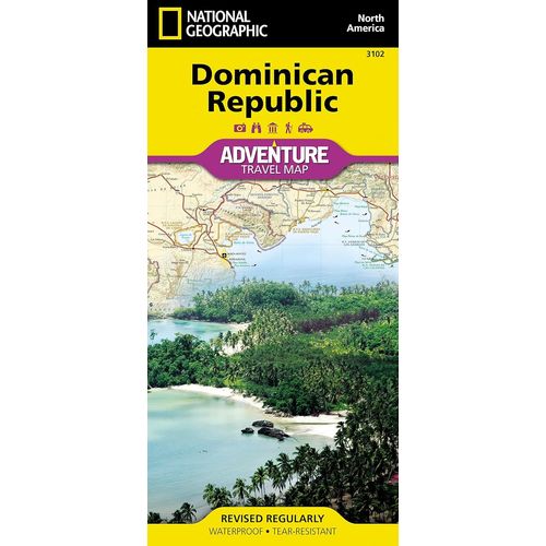 Dominican Republic - Adventure Travel Map - 1:450.000 - Waterproof - National Geographic