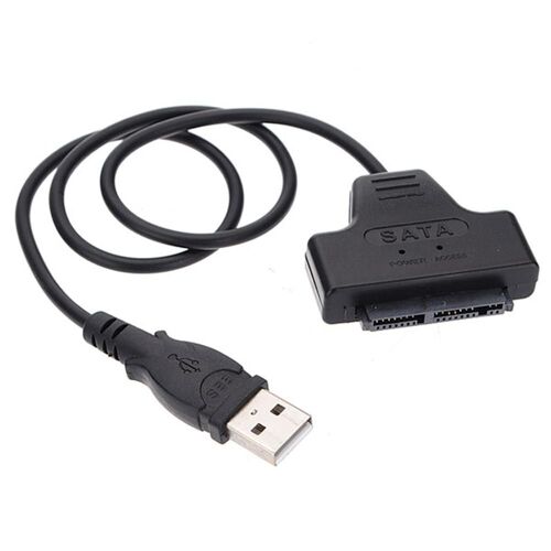 Câble adaptateur USB 2.0 à 7 + 9 16P Micro SATA 1.8 pouces, pour lecteur