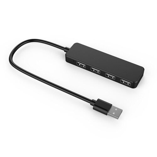 Hub de données Ultra-mince 4 ports USB 2.0, pour Macbook, Mac Pro/mini, iMac, Surface Pro, XPS, Notebook, clés USB Flash, etc. 2021