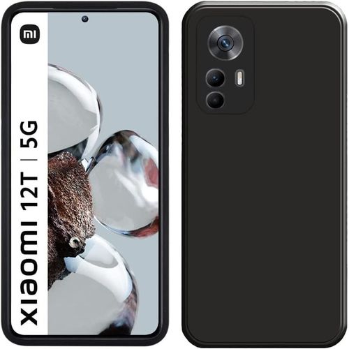 Coque Silicone Couleur Noire Pour Xiaomi 12t 5g Little Boutik®