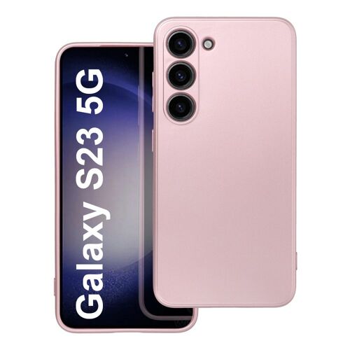 Coque Metal couleur Rose Pour Samsung Galaxy S23 5G Little Boutik©