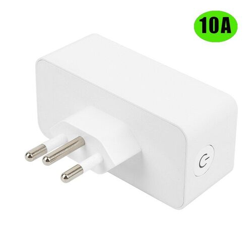 prise intelligente WiFi brésilienne 10/16a AC110 240V, adaptateur sans fil, télécommande vocale, moniteur d'alimentation, minuterie, Google Home Alexa