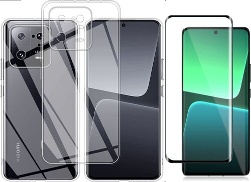Coque Silicone Transparente + Verre Trempe Pour Xiaomi 13 Pro Little Boutik©