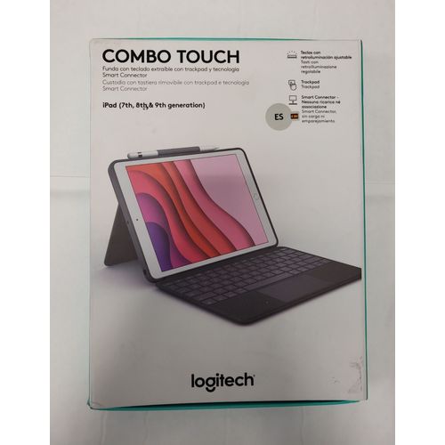 LOGITECH COMBO TOUCH IPAD ( 7TH, 8TH & 9TH GENERATION )