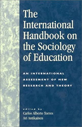 The International Handbook On The Sociology Of Education