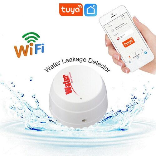 alarme de fuite d'eau Wifi indépendant, détecteur de fuite d'eau, alerte de débordement, système de sécurité intelligent