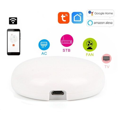 télécommande sans fil Wifi IR pour maison connectée, compatible avec Alexa Google Home