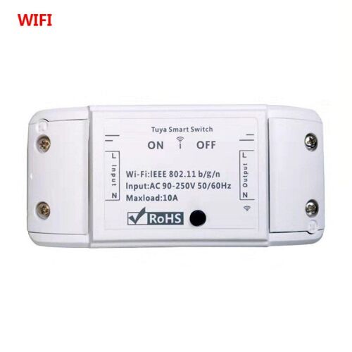 Interrupteur de lumière intelligent sans fil WiFi, minuterie de disjoncteur, application de vie intelligente, télécommande sans fil universelle, fonctionne avec Alexa Google Home, bricolage