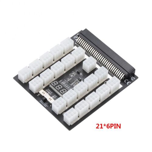 Adaptateur convertisseur d'alimentation 21x6 broches 12V, pour HP 1800W PSU Server GPU BTC, connecteur d'ordinateur de minage