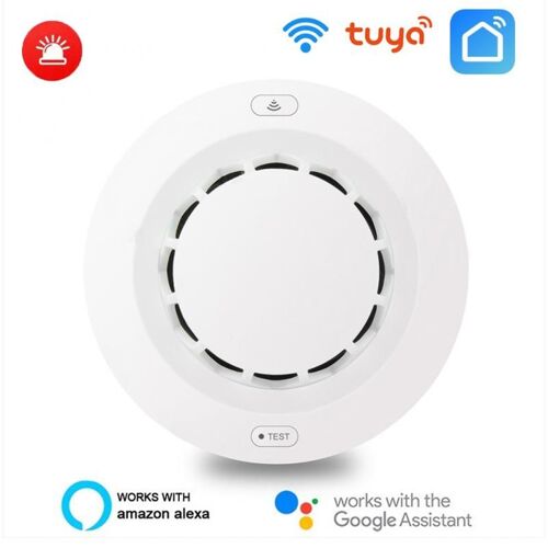 Détecteur de fumée Tuya WiFi, alarme de Protection incendie, combinaison de fumée, vie intelligente, système de sécurité domestique