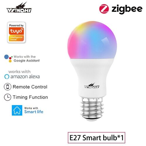 Ampoule Intelligente Wifi E27, Lampe Led À Intensité Variable, Veilleuse De Réveil Intelligente, Compatible Avec Amazon Alexa Google Home