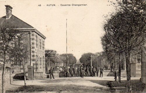 Carte Postale Ancienne - Autun - Caserne Changarnier