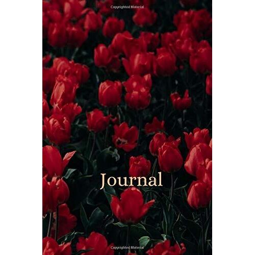Red Tulips Line Journal: Lined Journals And Notebooks For Writers, Creatives, Scriptwriters, Artists, Planners, Students, And Professionals.