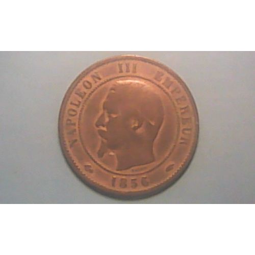 10 Centimes Napoleon Iii 1856 A