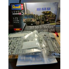 Maquette Camion Revell 1/72 : Slt50-3 Elefant + Leopard 2a4-Revell