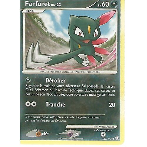 Pokémon - Farfuret Niv.23 - Pv60 - 120/146