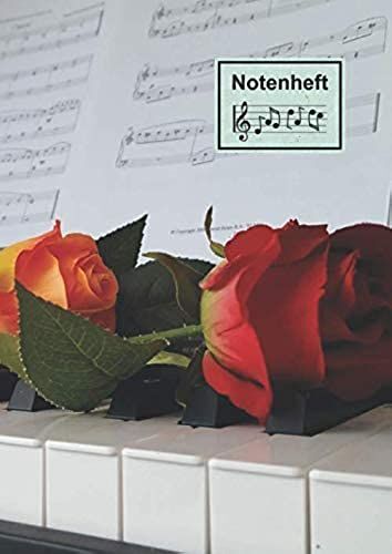 Notenheft: Klavier Romantik Cover | 120 Seiten | Din A4 | 12fach Notensystem | Inhaltsverzeichnis Und Seitenzahlen | Musik Schreibheft Fuer Anfaenger Und Fortgeschrittene