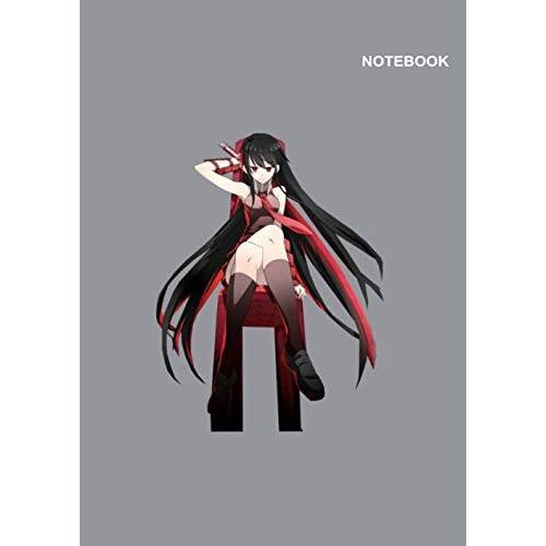 Tatsumi Akame Ga Kill Notebook For School: Lined Writing Sketchbook, 110 White Pager, A4 (8.27 X 11.69 Inches), Akame Character Akame Ga Kill Notebook Cover.