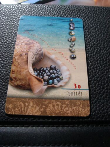 Carte Téléphonique - Polynésie Française - Perles Noires - 50 000 U ( 30 U