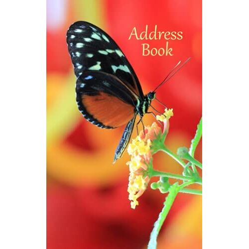 Address Book: Monarch Butterfly Address Book: Keep Addresses, Phone Numbers, Emails, Websites, And Birthdays!