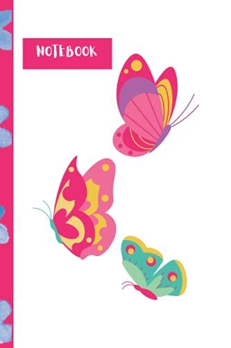 Cute Butterfly Hearts Notebook