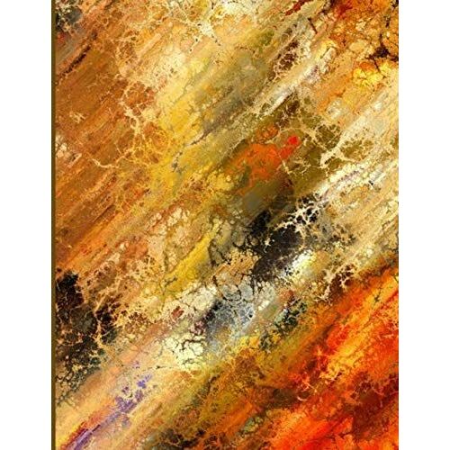 Composition Notebook: Deluxe Large Size 8 1/2 X 11 College Ruled Abstract Green Marble
