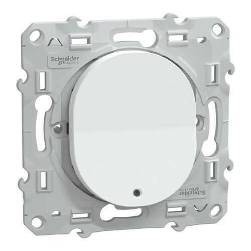 Interrupteur va-et-vient lumineux LED Ovalis Schneider Blanc