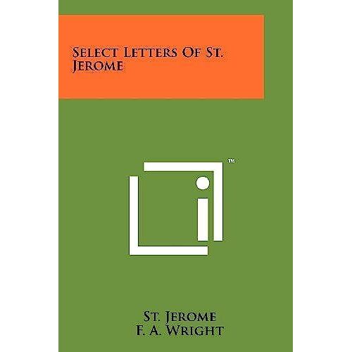 Select Letters Of St. Jerome